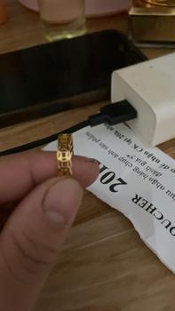 Product Review of A1 Nhẫn kim tiền trơn tài lộc trơn đơn giản from B**h b** n** 0