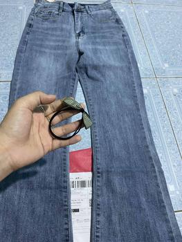 Product Review of (LOE9TAC11) Quần Jean Nữ Dáng Loe 9 Tấc (92cm) Dành Cho Nàng m50 Pants Denim Women Có Túi from M** n**n 🫦** 0