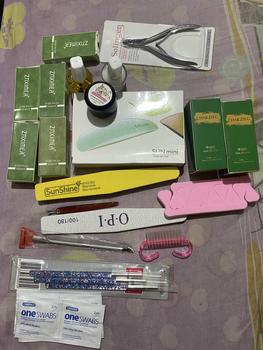 Product Review of (BANTING HARGA) PAKET (D) SUPER LENGKAP Professional Nail Art / ￼Alat kutek kuku nail art set Kutek Gel Lampu Kuku UV 48Watt / PAKET LENGKAP USAHA NAILART from C**a 0