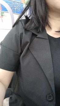 Product Review of Áo Khoác Blazer Trắng, Thời Trang, Ngoại Cỡ, Cho Nữ, Cổ Áo Phù Hợp, ngắn Tay, Áo Khoác Ngắn Nữ, Dáng Rộng Và Mỏng, Hàng Mới Về, Thích Hợp Cho Nữ Công Sở Chuyên Nghiệp, Bộ Đồ Màu Đen, Bộ Đồ Blazer Top Women Jacket from B**n 0