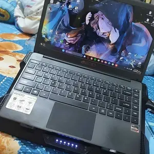 GAMEN GCP100 Laptop Gaming Cooling Stand Kipas  Fan 8 Inti/Core Silent Mode Original  Pendingin   Computer - Garansi 1 Tahun
