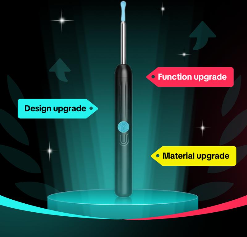 Product Introduction of GLOBAL PICK Ear Wax Removal Tool with Camera, 1 Set Portable Type-C Rechargeable Ear Cleaner, Waterproof Endoscope Ear Cleaning Tool, Electronic Ear Cleaners with Cameras, Ear Wax Removal Tool, Ear Waxing Cleaning, Ear Wax Removal Kit 7