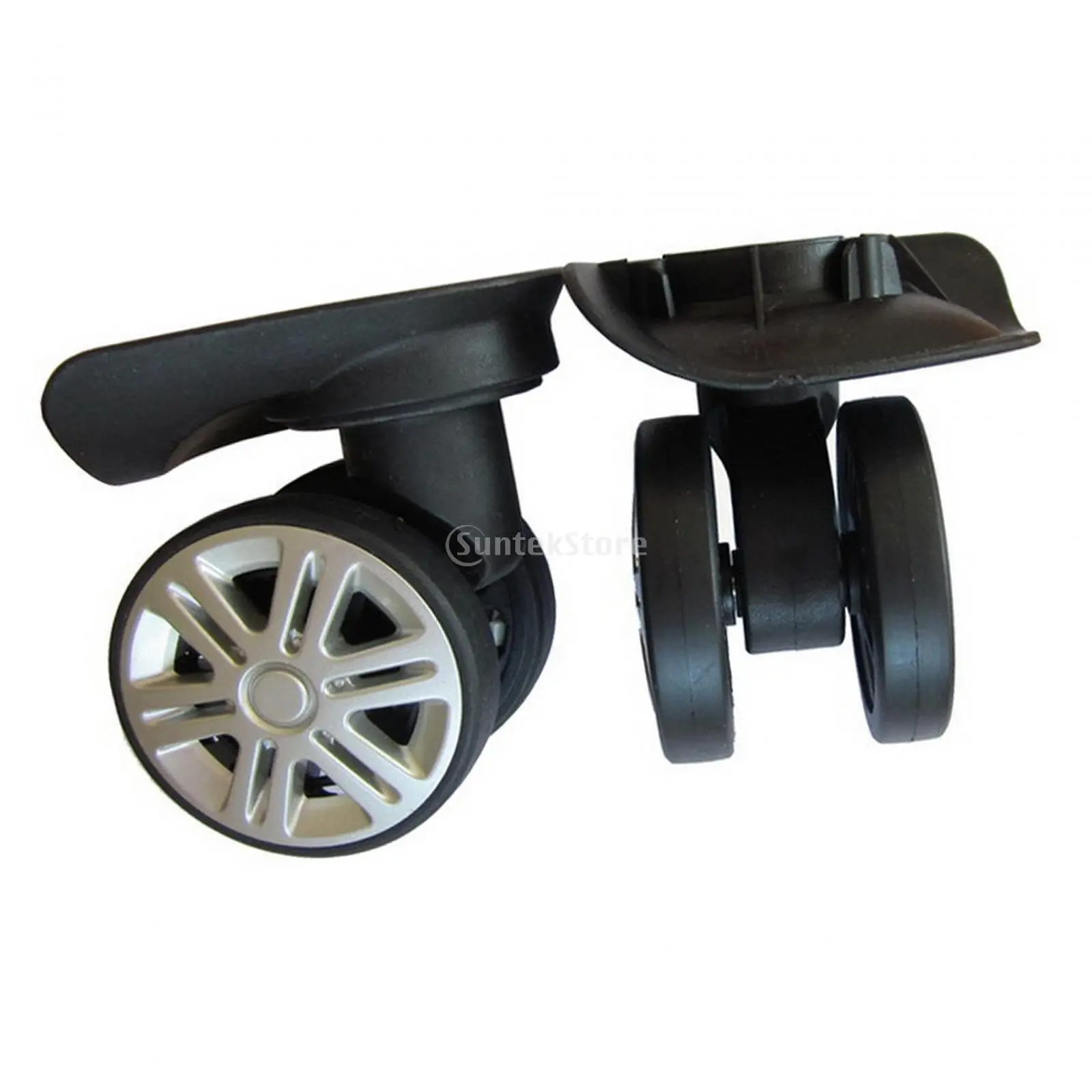 2Pcs 360 Swivel Luggage Replacement Wheels Suitcase Wheels for Trolleys Bag