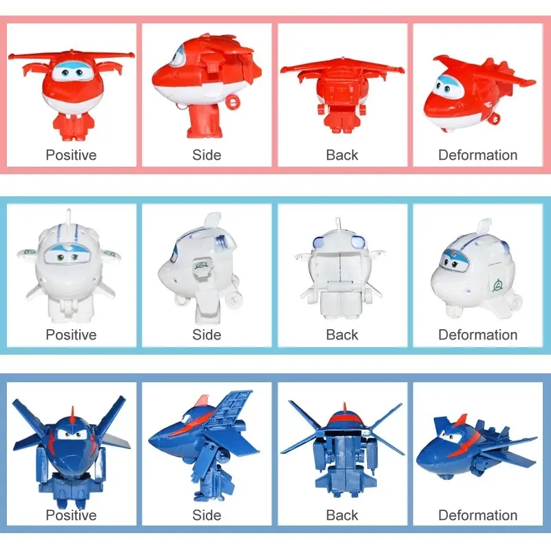 ACTION FIGURE SUPERWINGS SUPER WINGS SET ISI 12 PCS MAINAN ANAK TOPPER CAKE PAJANGAN MINIATUR HIASAN Toy 2