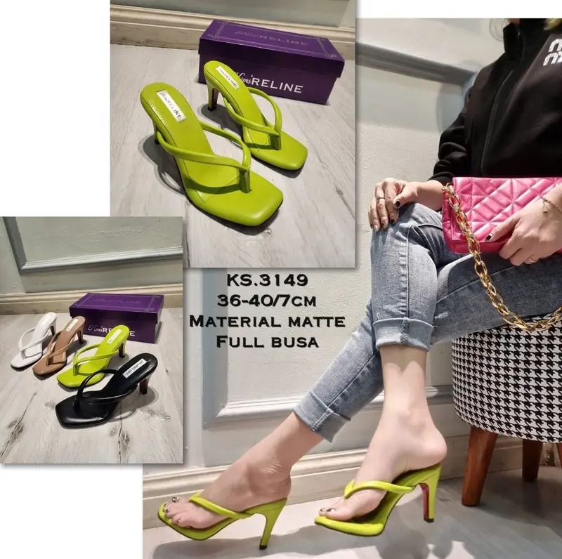 heels jepit 7cm Shop Tokopedia