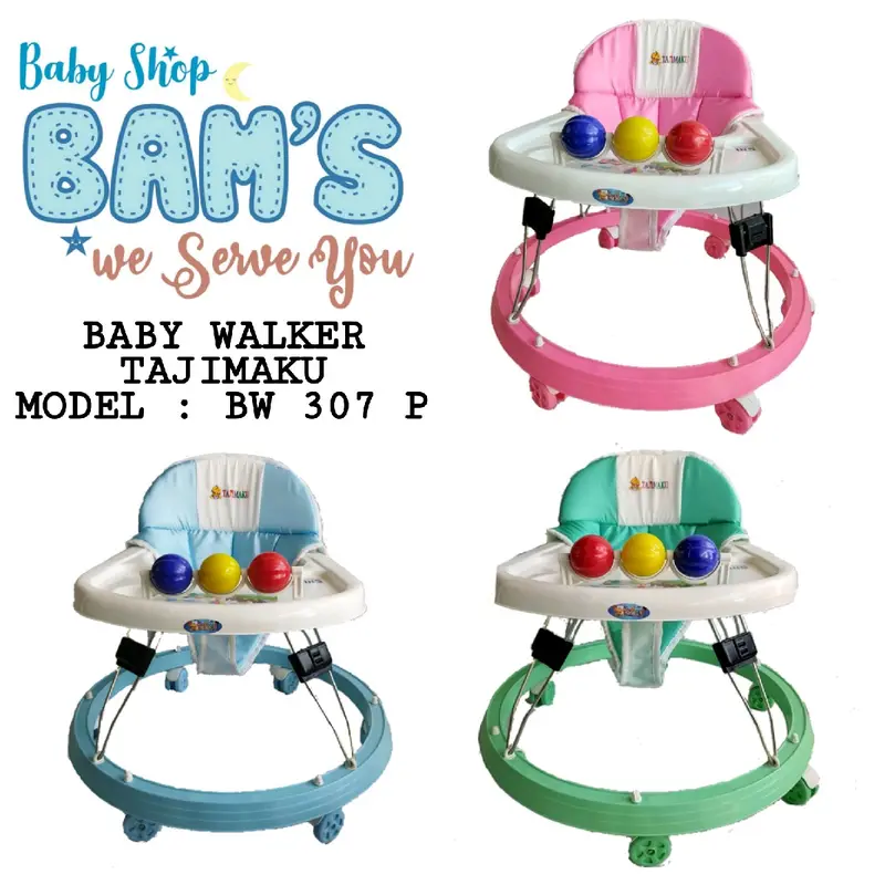 [BAMS] BABY WALKER STANDART APOLLO BAYI BW 307 ALAT BANTU JALAN ANAK TAJIMAKU 1