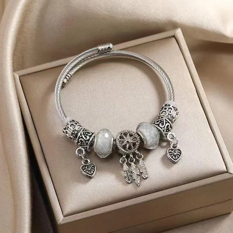 Vòng Tay Panduo Dreamcatcher, Vòng Tay Kéo, Phong Cách Âu Mỹ Vòng Tay Tự Làm Có Thể Tháo Rời, Vòng Tay Panjia