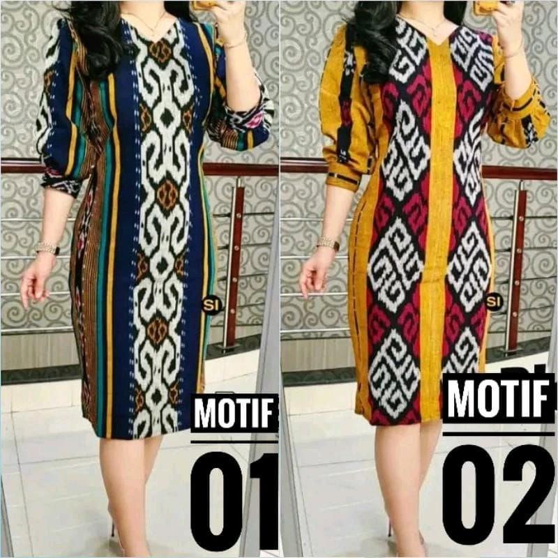 DRESS SPAN,DRESS TENUN BLANKET,DRESS KERJA WANITA,DRESS KEKINIAN Midi Pesta Tebal Casual 0