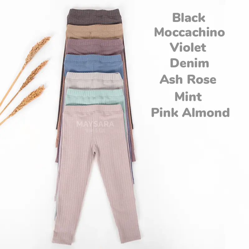 Legging Anak Luna Rib Knit Maysara 6