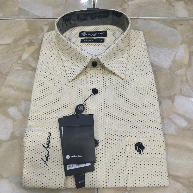 Áo sơ mi cao cấp SANSCIARO tay dài . fom REGULAR 2