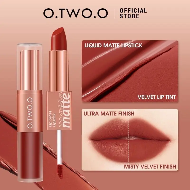 O.TWO.O Splendid Matte 2in1 Double Ended Lipstick