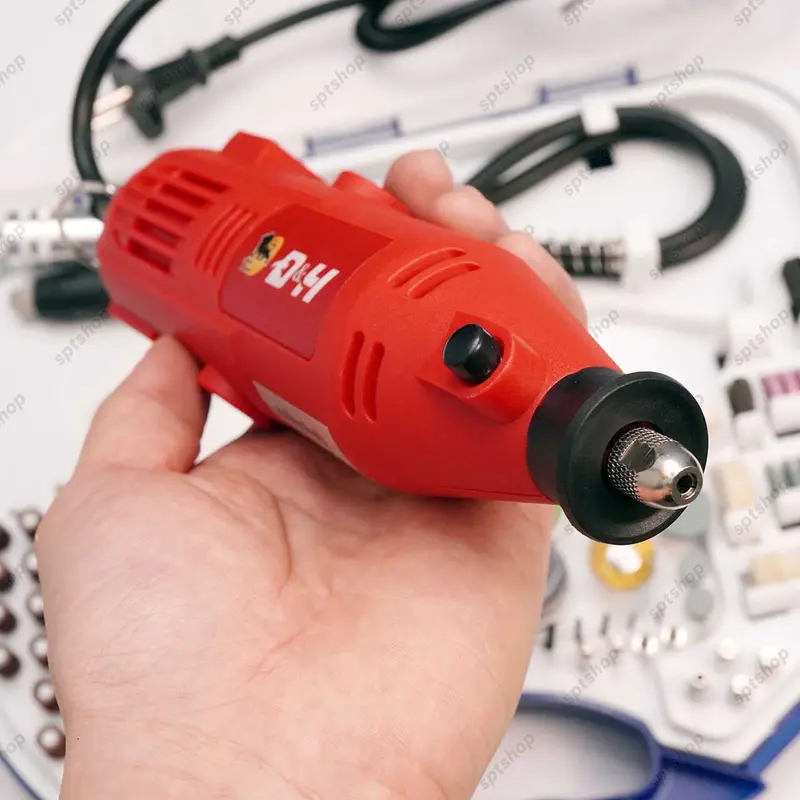 Máy Mài Chai Vali DH, Bộ máy khoan mài cắt mini đa năng, máy mài khuôn 260W 6