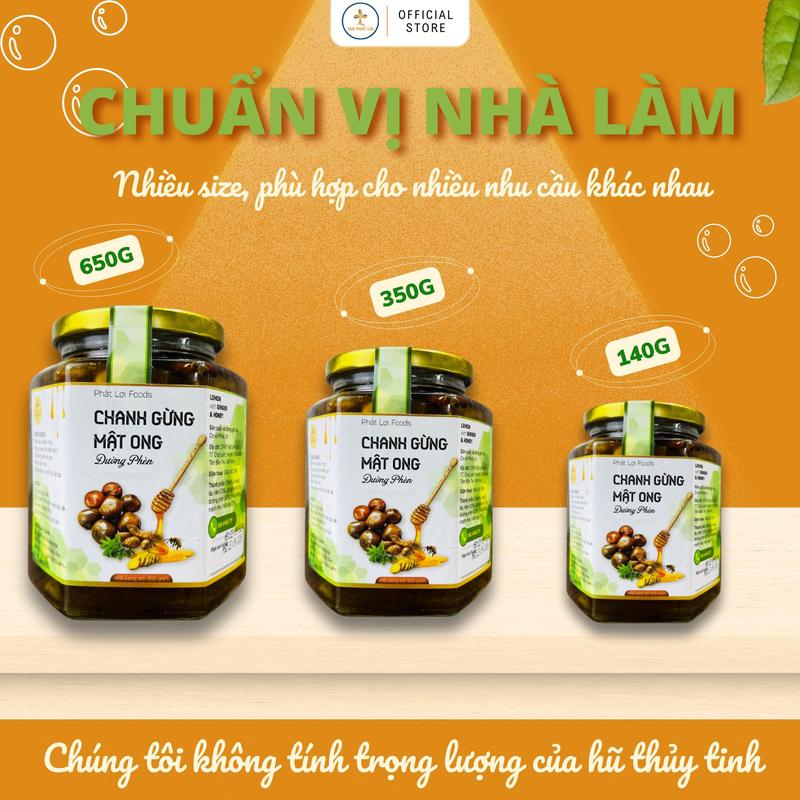 [140 Gram] CHANH GỪNG MẬT ONG ĐƯỜNG PHÈN - PHAT LOI FOODS - KHÔNG CHẤT BẢO QUẢN 5