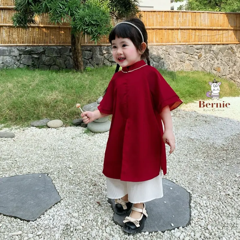 BERNIE - Áo dài tết cho bé gái Em bé 2