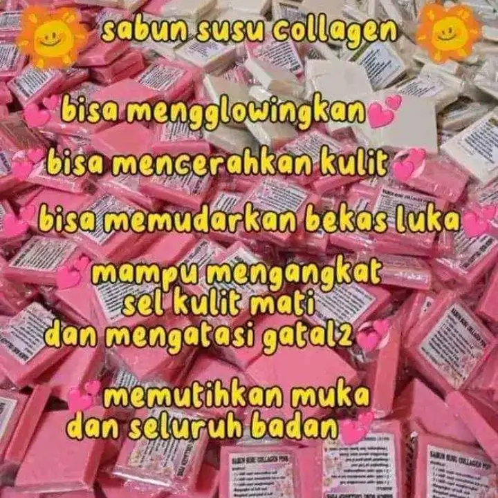 SABUN SUSU COLLAGEN PING DAN PUTIH 4