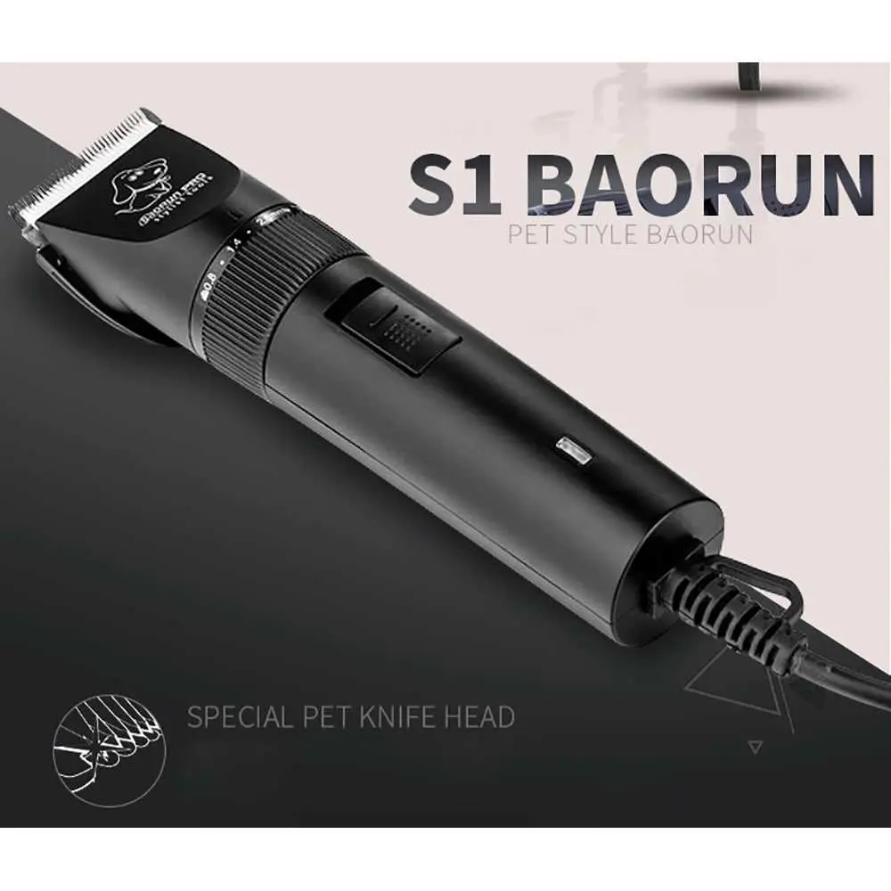 BaoRun PRO Alat Cukur Bulu Hewan Anjing Kucing Domba Wired 8200RPM 20W
