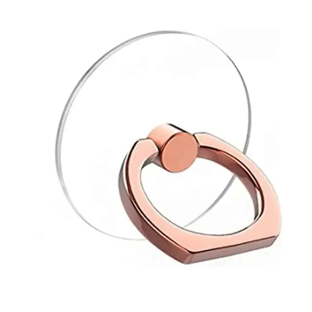 Giá Chân Đế Nhẫn Điện Thoại Di Động Trong Suốt, Xoay 360 ° Độ, Tay Cầm Ngón Tay Trong Suốt, Chân Đế, Tương Thích Với iPhone Hoặc Ốp Điện Thoại, [Thanh Toán Khi Nhận Hàng] Kem Phụ Kiện 8