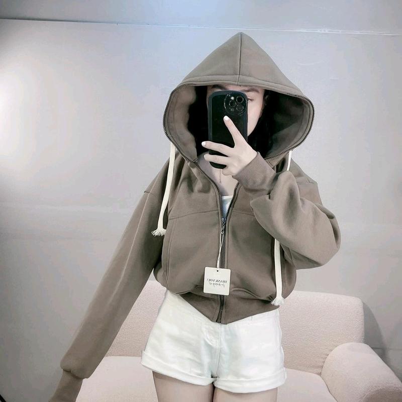 Áo khoác nỉ dày,xỏ ngón,túi trong 0