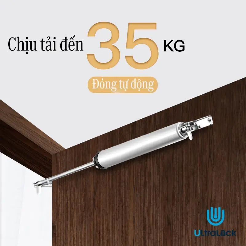 Bộ xi lanh đóng cửa tự động chống va đập cửa 2
