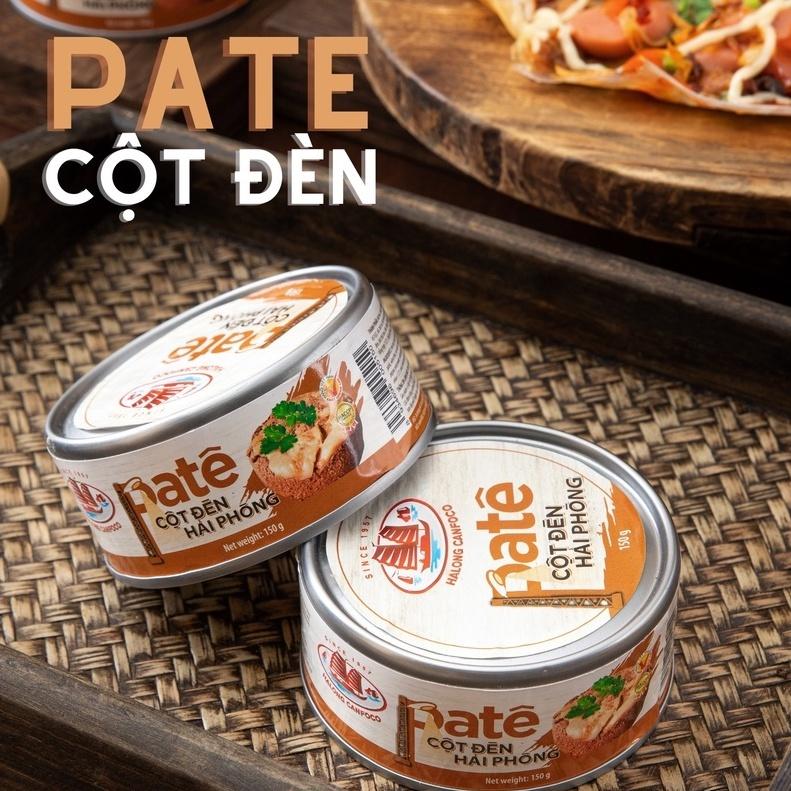 PATE CỘT ĐÈN HẢI PHÒNG LOẠI TO 150G -PATE ĂN VỚI BÁNH MÌ/ CƠM/ XÔI ĐỀU NGON VÀ TIỆN LỢI - COTDENFOOD Chua 6