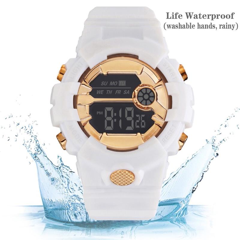 Product Introduction of Đồng Hồ Đeo Tay Thể Thao Reloj Cho Nam, Thời Trang Mới, Màn Hình Điện Tử, Không Thấm Nước, Lcd, Kỹ Thuật Số, Đồng Hồ Bấm Giờ, Ngày Tháng, Cao Su 25