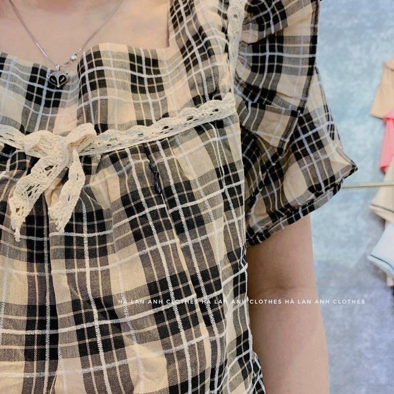 Đồ bộ bầu và sau sinh áo có khóa mở cho bé ti, Bộ bầu cộc tay kẻ thô mềm,quần bầu có chun chỉnh tiện lợi BL876 4
