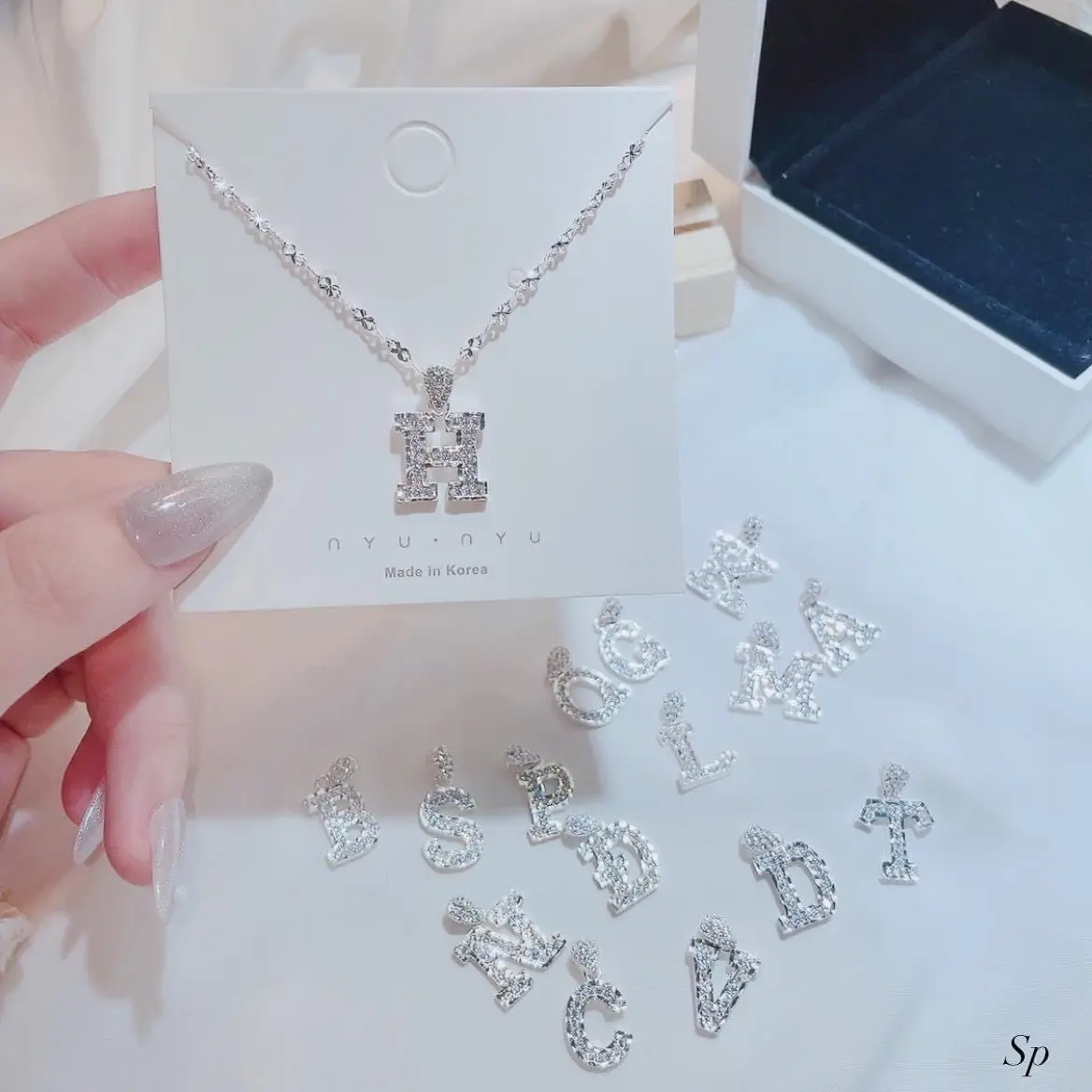 Dây chuyền mix chữ cái xinh xắn