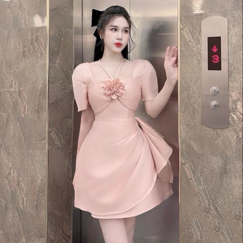 M72 Váy tafta Nữ đi tiệc vạt chéo _BY VANI 7