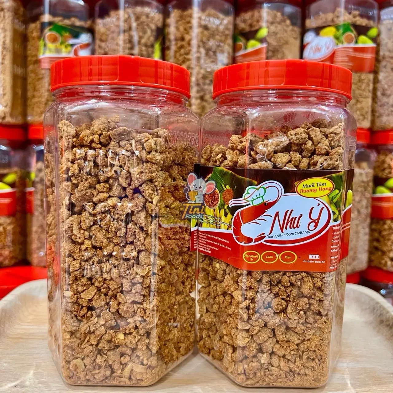 [COMBO 2 HŨ] MUỐI TÔM NHƯ Ý HẠT TO - HŨ LỚN 400G Gia Vị Đường Bột