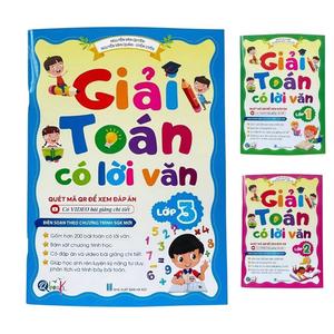 Sách - Giải Toán Có Lời Văn Lớp 1-2-3-4-5 Được Biên Soạn Theo Chương Trình Sách Giáo Khoa Mới Có Quét Mã QR