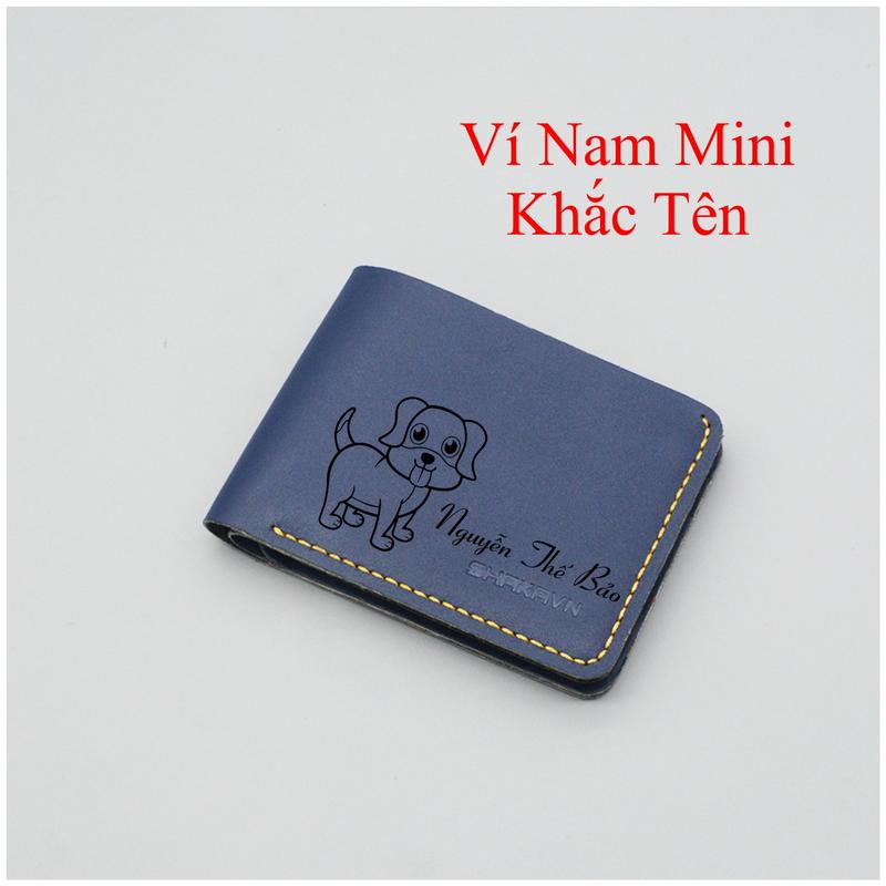  Ví Nam Mini Kích Thước Nhỏ Gọn Dáng Ngang Shakavn SBM28 