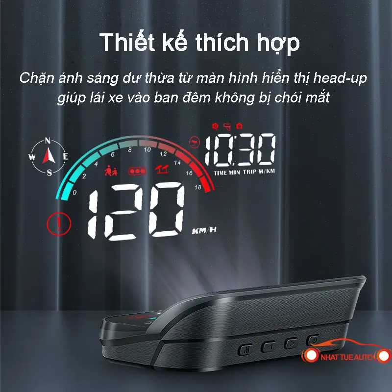 [HÀNG MỚI VỀ] Bộ hiển thị tốc độ HUD M22, hỗ trợ cảnh báo giao thông, cảnh báo camera giám sát bằng giọng nói tiếng việt hoàn toàn mới 1