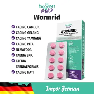 Henge Pet Obat Cacing Kucing Anjing 1 Box Obat Cacing dan Parasit untuk Kucing Kitten Anjing Ampuh