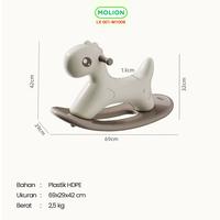 Gambar Molion Mainan Kuda Kudaan Rocking Horse HDPE Mainan Anak Jungkat Jungkit Anak 001-M1008 - 1007PTH dari Speedshome Kota Surabaya 3 Tokopedia