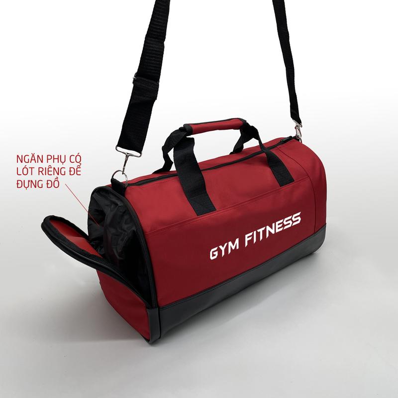 Túi trống thể thao UNIMAN, Túi tập GYM, Túi du lịch Đeo Vai, có ngăn đựng giày riêng biệt, Bag Nam tuidungdo 3