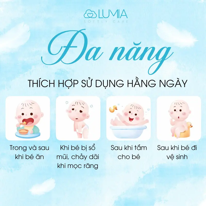 [Đa Kho] [Tặng Gói 600G] Combo 2 Túi 900GR VÀ 300GR Khăn Vải Khô Đa Năng Dành Cho Mẹ Và Bé Lumia An Toàn  Cho Bé 5