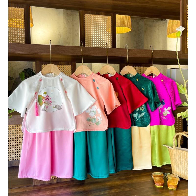 Pháp phục đôi Mẹ & bé gái (Nhà Xuka handmade)