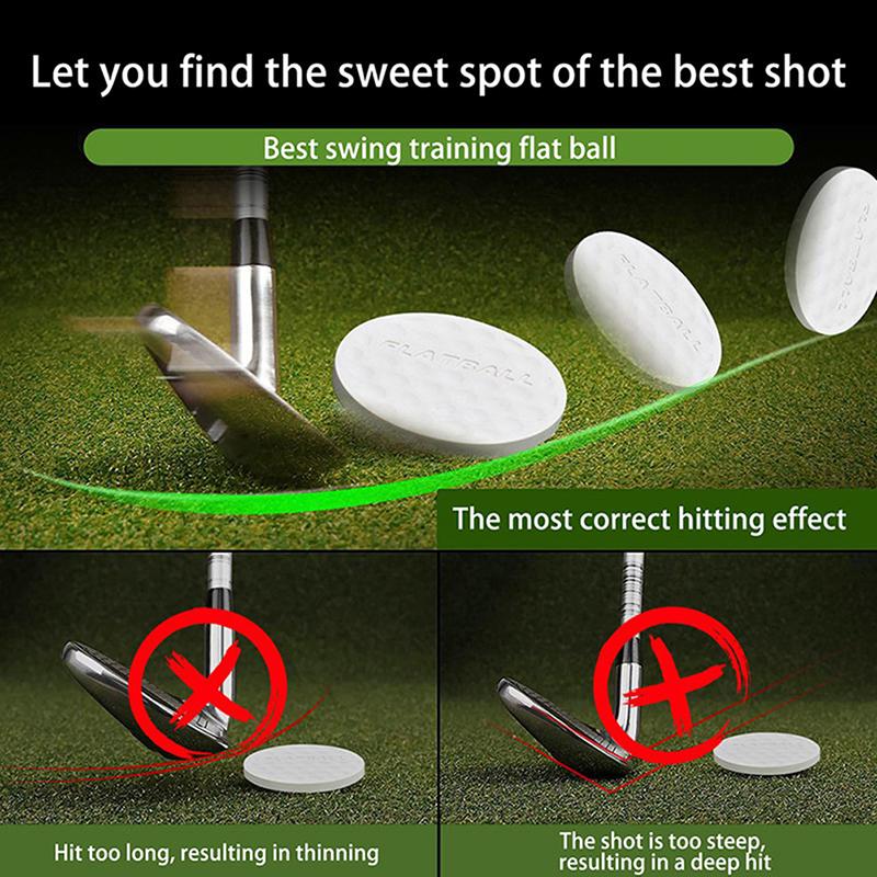 Bóng Phẳng Golf, Cầm Tay Và Nhẹ, Để Tập Swing Và Tập Luyện, Bóng Golf, Thích Hợp Cho Trong Nhà Và Ngoài Trời, Bóng Tập Golf 8