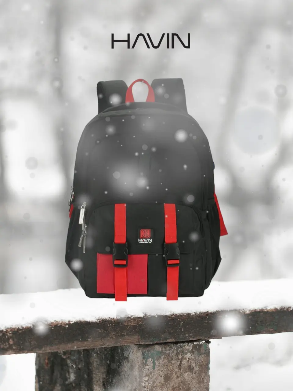 [BL23] BALO LAPTOP HAVIN CHẤT LIỆU BỀN BỈ MÀU ĐỎ - [HAVIN Shop] Đeo Vai Bag