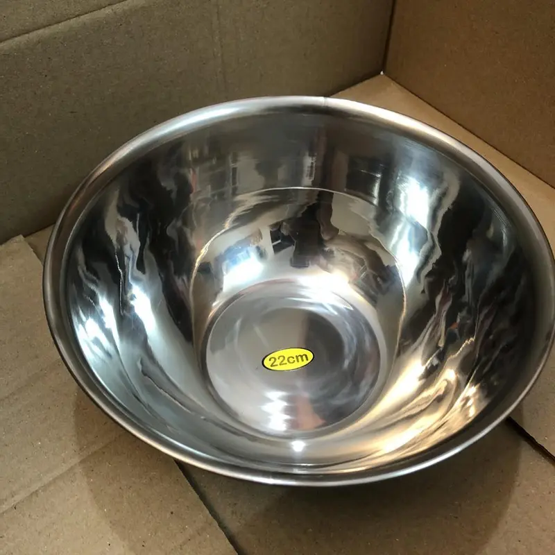 Bát inox rửa mặt | bát đựng nước chuyên dùng cho spa size 22cm, 24cm Skincare 3