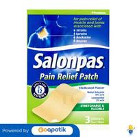 Gambar SALONPAS PAIN RELIEF PATCH 3 PCS dari Apotek Apollo Surabaya by GoA Kota Surabaya 2 Tokopedia