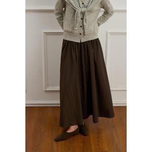 Versatile A-Line Skirt with Fluffy Pleats