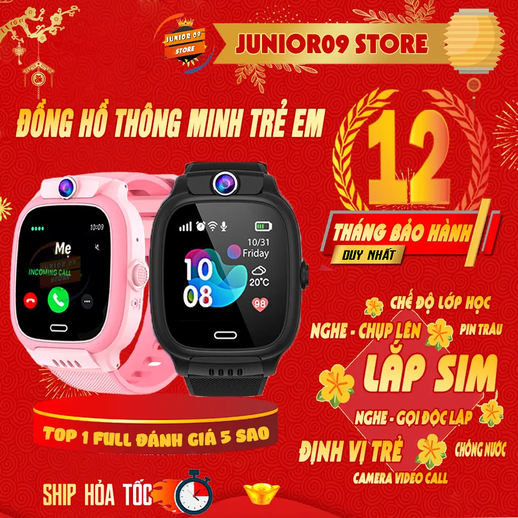 [ BẢN 2024 PLUS ] Đồng Hồ Thông Minh Trẻ Em Y31 - Y36+, Lắp Sim Nghe Gọi - Định Vị - Video Call Cảnh Báo SOS, Chống Nước