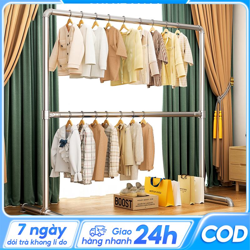 ON Giá phơi quần áo bằng thép không gỉ Sampayan chịu lực nặng Giá phơi quần áo trong nhà ngoài trời Giá phơi quần áo chịu lực nặng Giá phơi quần áo bằng thép không gỉ Sampayan chống gió có thể điều chỉnh ngoài trời 4.8 24 đánh giá giá phơi quần áo