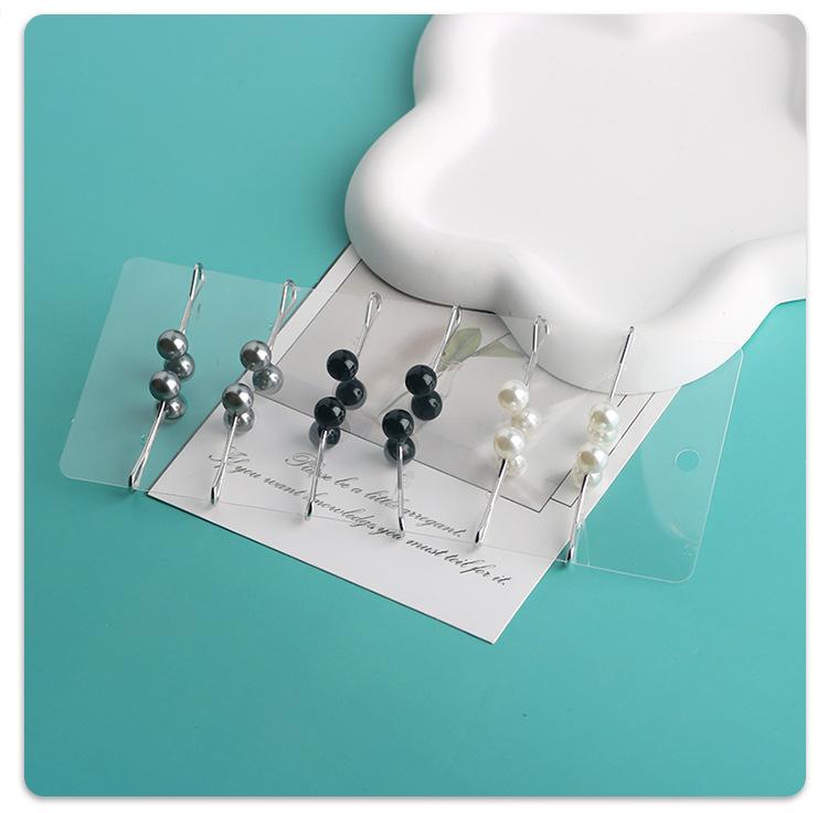 Product Introduction of Pearl Easy to Wear Fashion U-Clips Women's Pearl Brooch Simple Fashion Clothing Pearl Clip 8