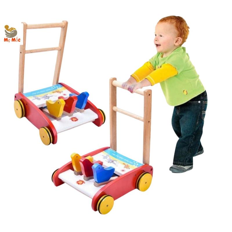  Xe tập đi con gà bằng gỗ cho bé loại 1 