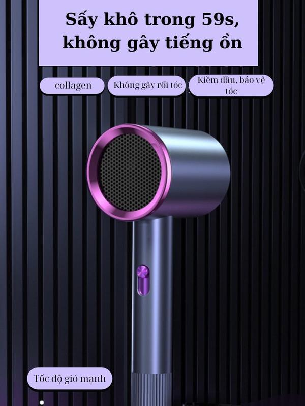 Máy sấy tóc công suất 2300W hai chiều nóng lạnh 3 chế độ sấy khô.Sấy tóc siêu nhanh,ion âm bảo vệ tóc kèm mỏ vịt tạo kiểu,sấy không hư tổn máy sấy tóc mini,máy sấy tiện lợi,máy sấy tóc giá rẻ,máy sấy tóc bán chạy,máy sấy bảo vệ tóc khỏi nhiệt,gió mạnh