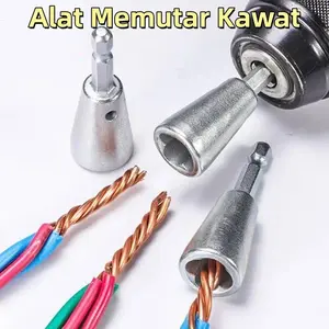Alat Memutar Kawat/Alat Pemutar Kabel Listrik Bahan Baja Penyambung Kabel Auto Twisting Tools Wire Alat Pemutar Kawat Kabel