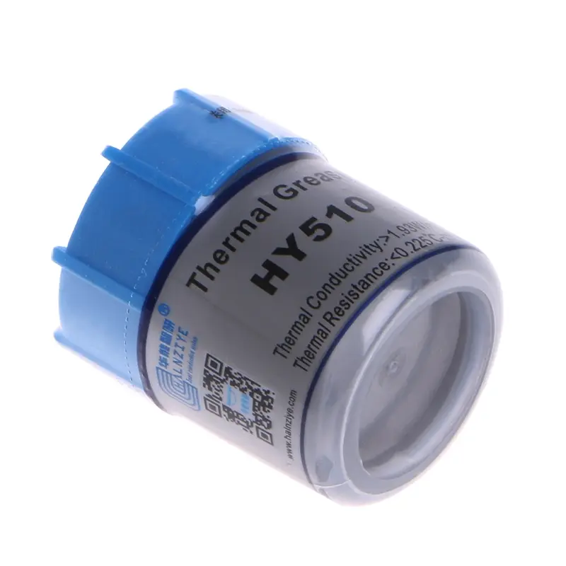 Hợp chất mỡ nhiệt, Zhen, 10G, HY510, Silicone, để làm mát bộ tản nhiệt CPU, Màu xám, 1,93 W / m-k, Dán