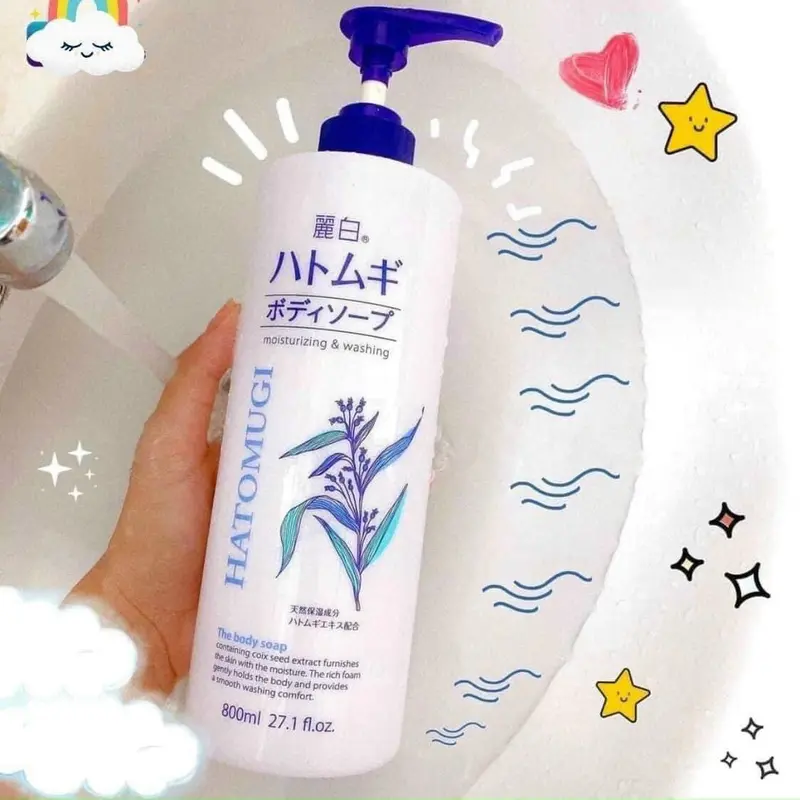 Sữa tắm trắng da Hatomugi 2